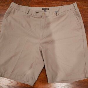 Peter Millar Performance Shorts - Size 40 Khaki/Tan